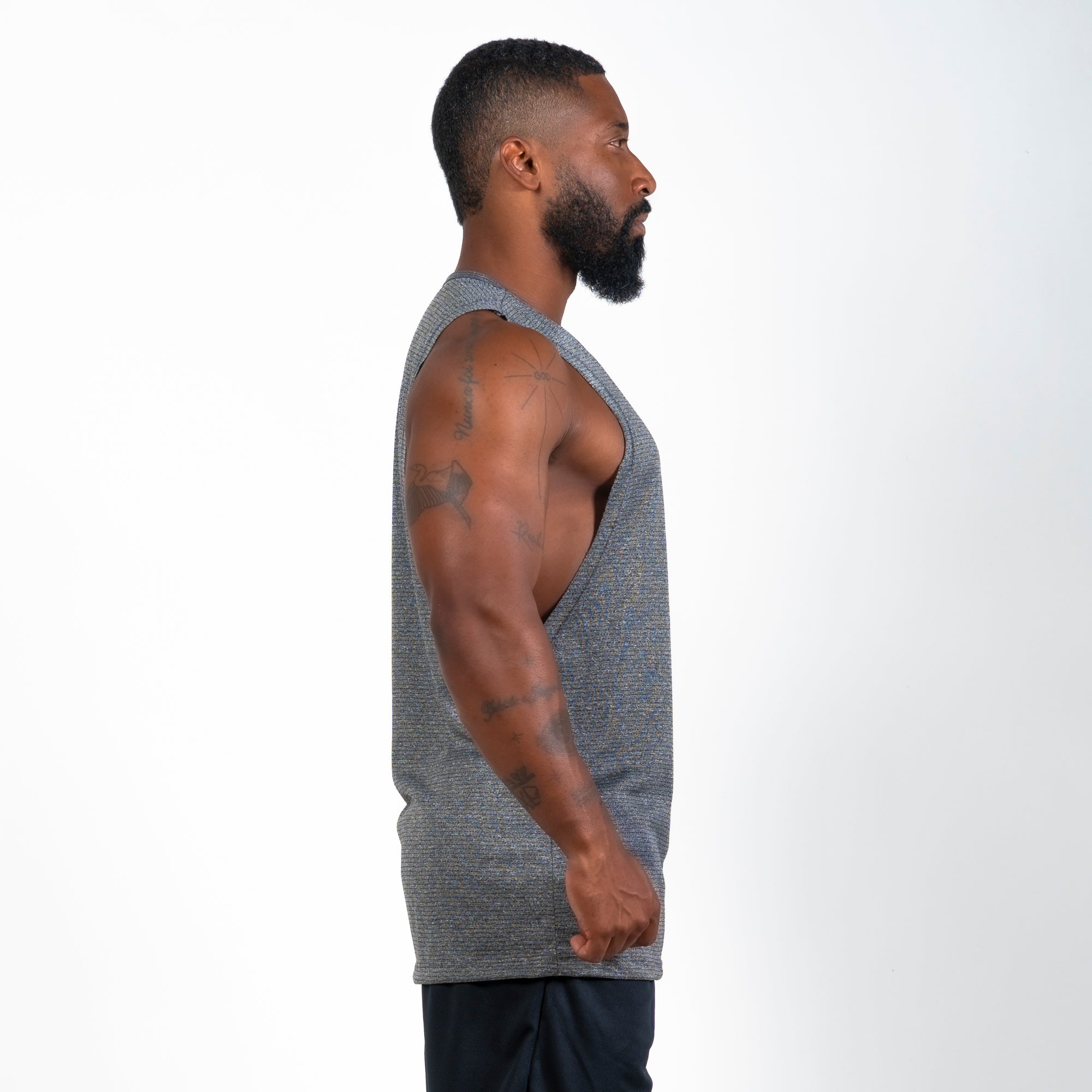 Regata Machão Dry Fit Horizon Chumbo