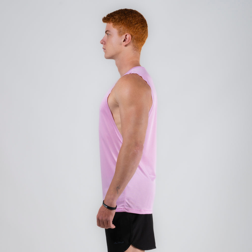 Regata Machão Dry Fit Horizon Rosa Pétala