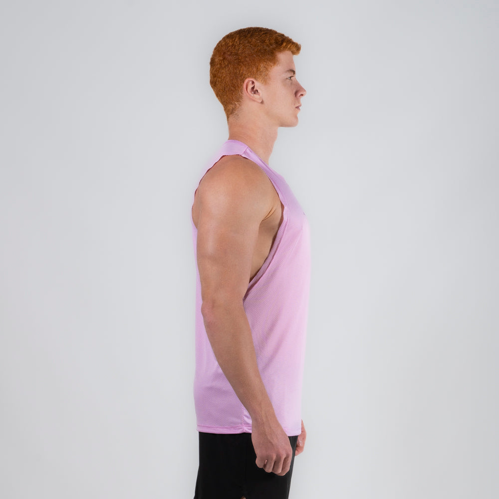 Regata Machão Dry Fit Horizon Rosa Pétala