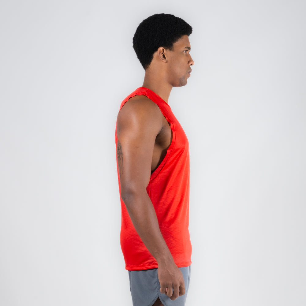 Regata Machão Dry Fit Horizon Vermelho Acerola