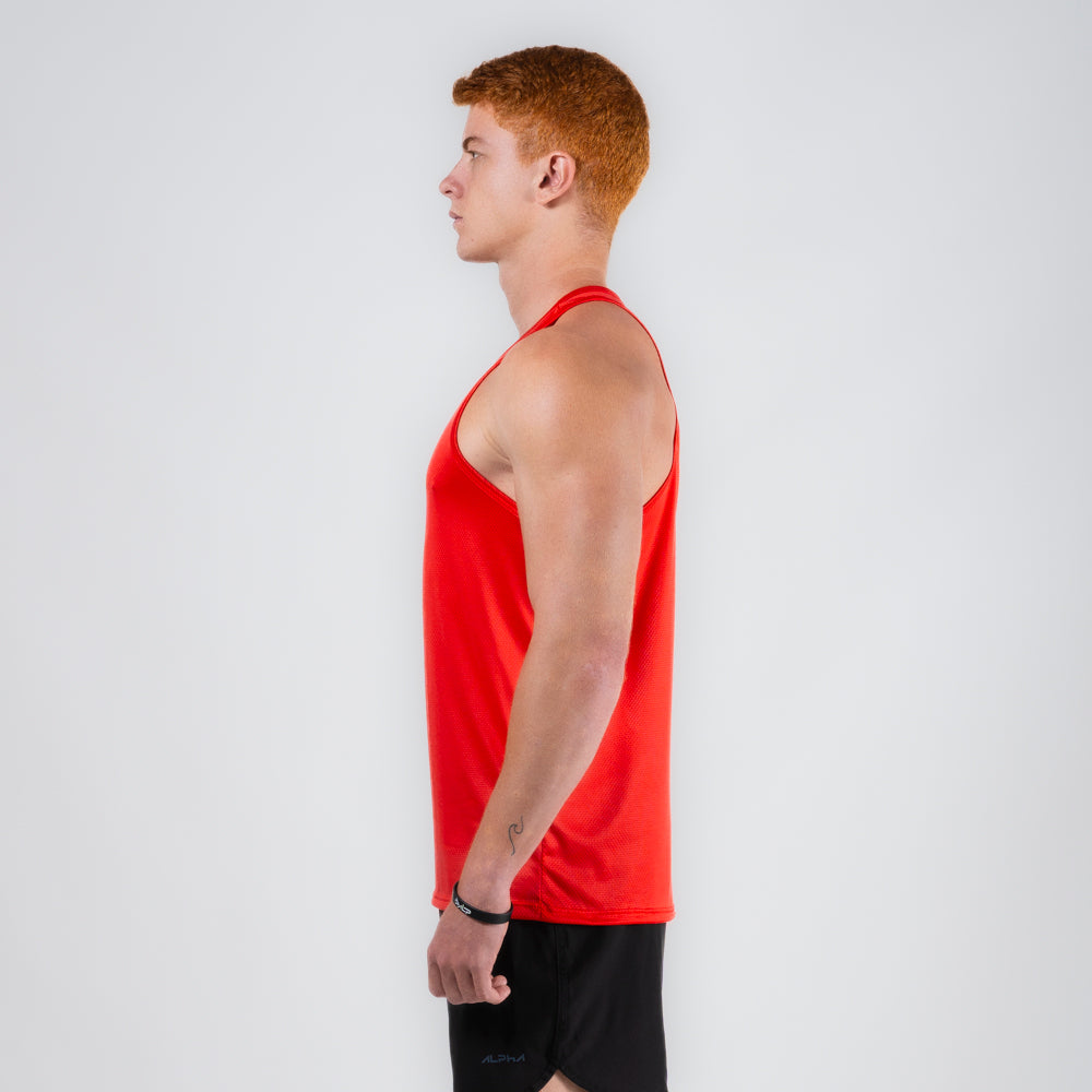 Regata Nadador Dry Fit Middle Lupus Vermelho Acerola