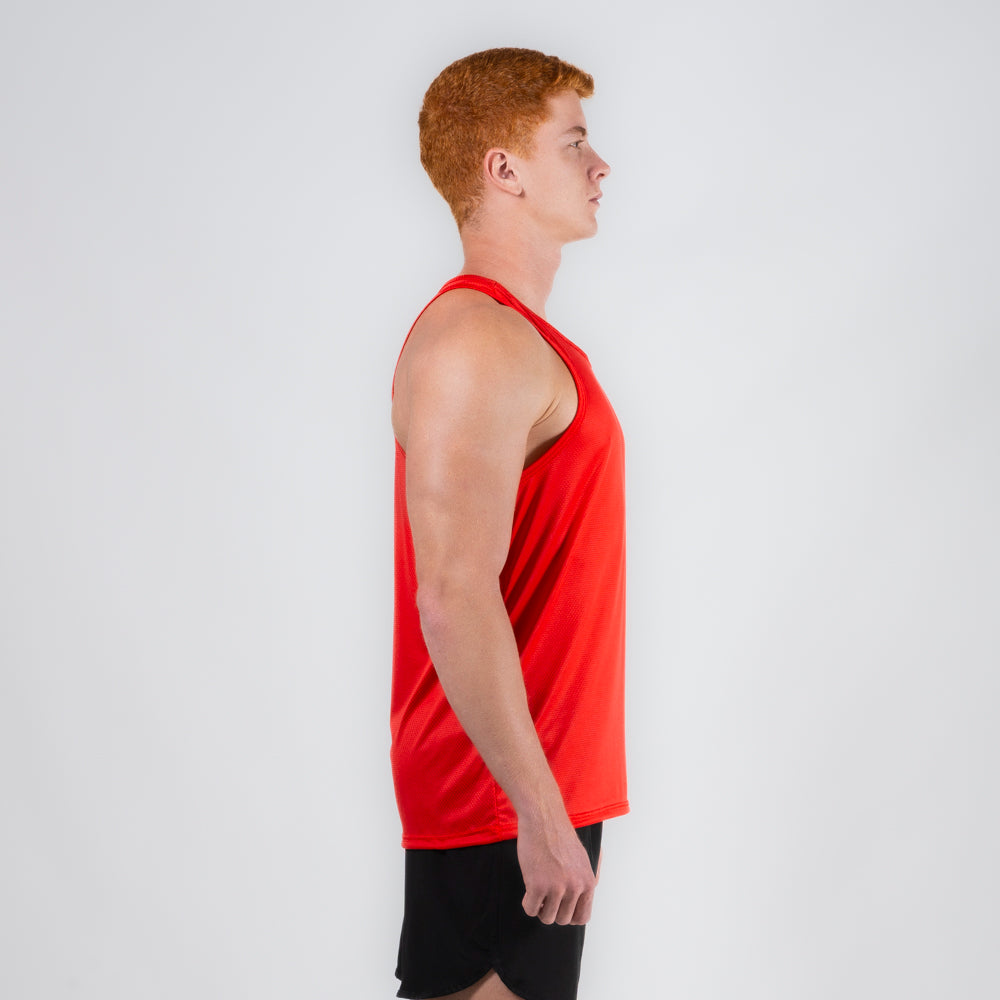 Regata Nadador Dry Fit Middle Lupus Vermelho Acerola