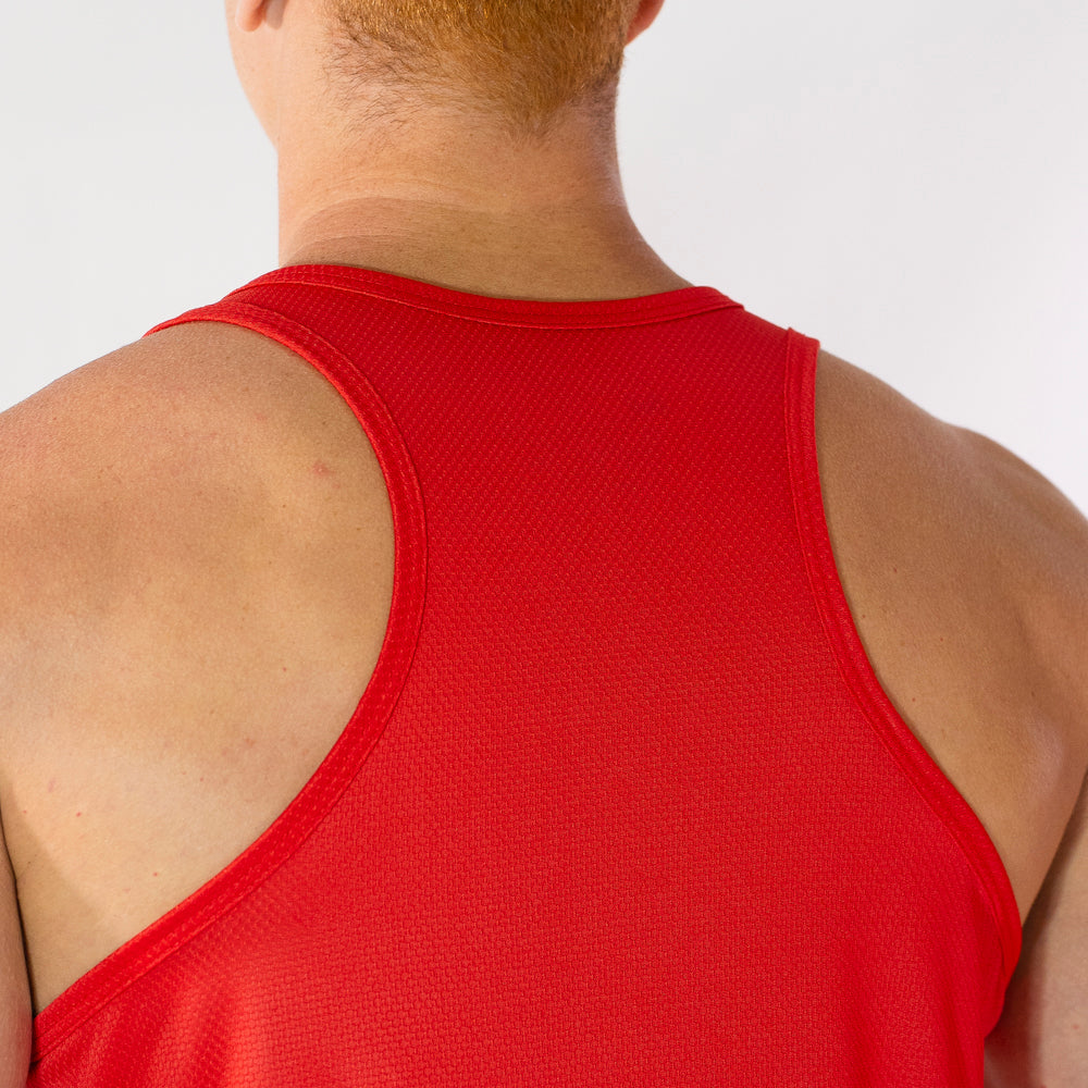 Regata Nadador Dry Fit Middle Lupus Vermelho Acerola
