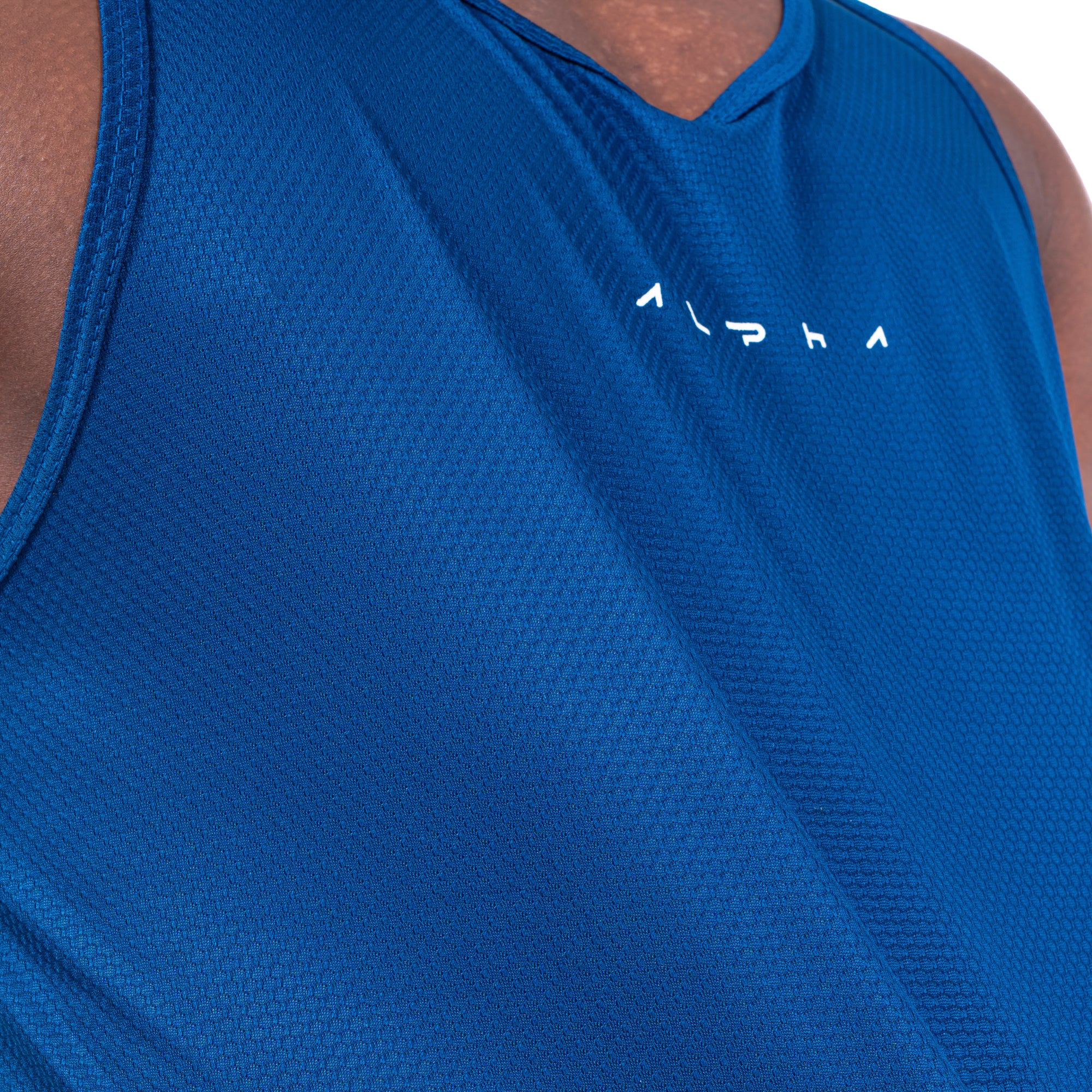 Regata Nadador Dry Fit New Horizon Azul Egipcio