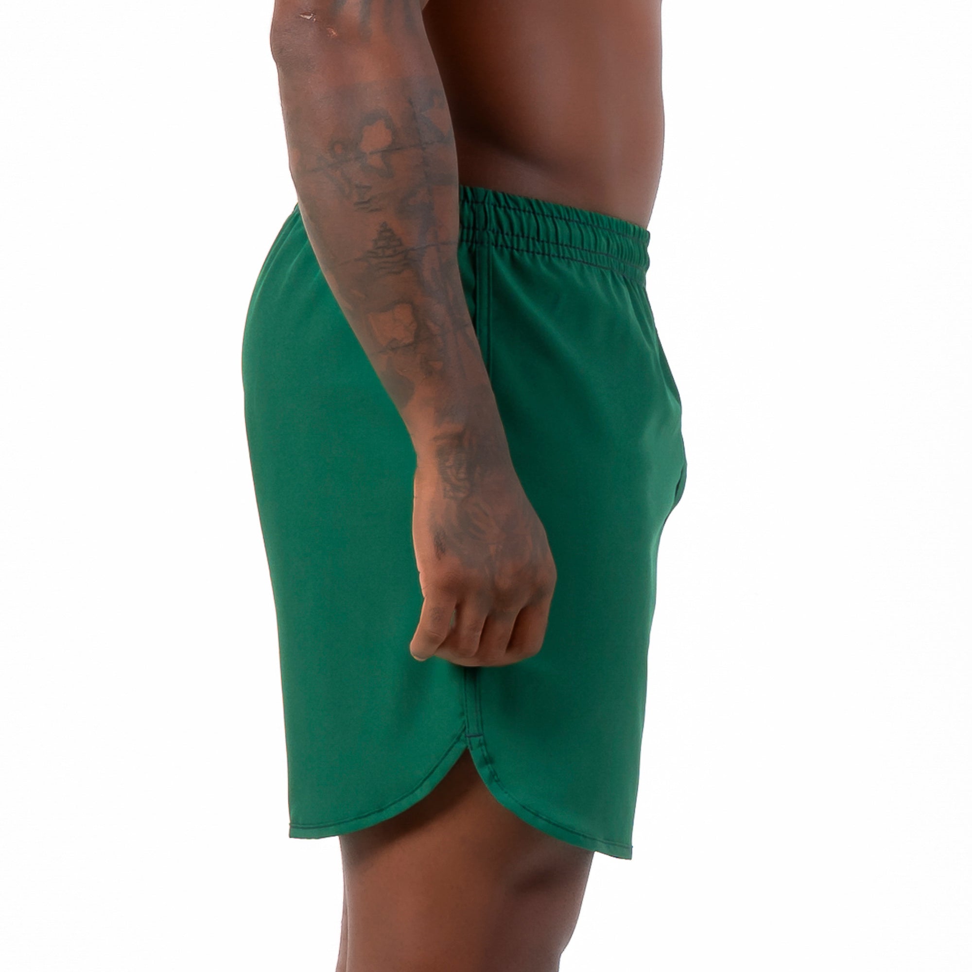 Short Corrida Masculino Dry Fit - Verde Bandeira
