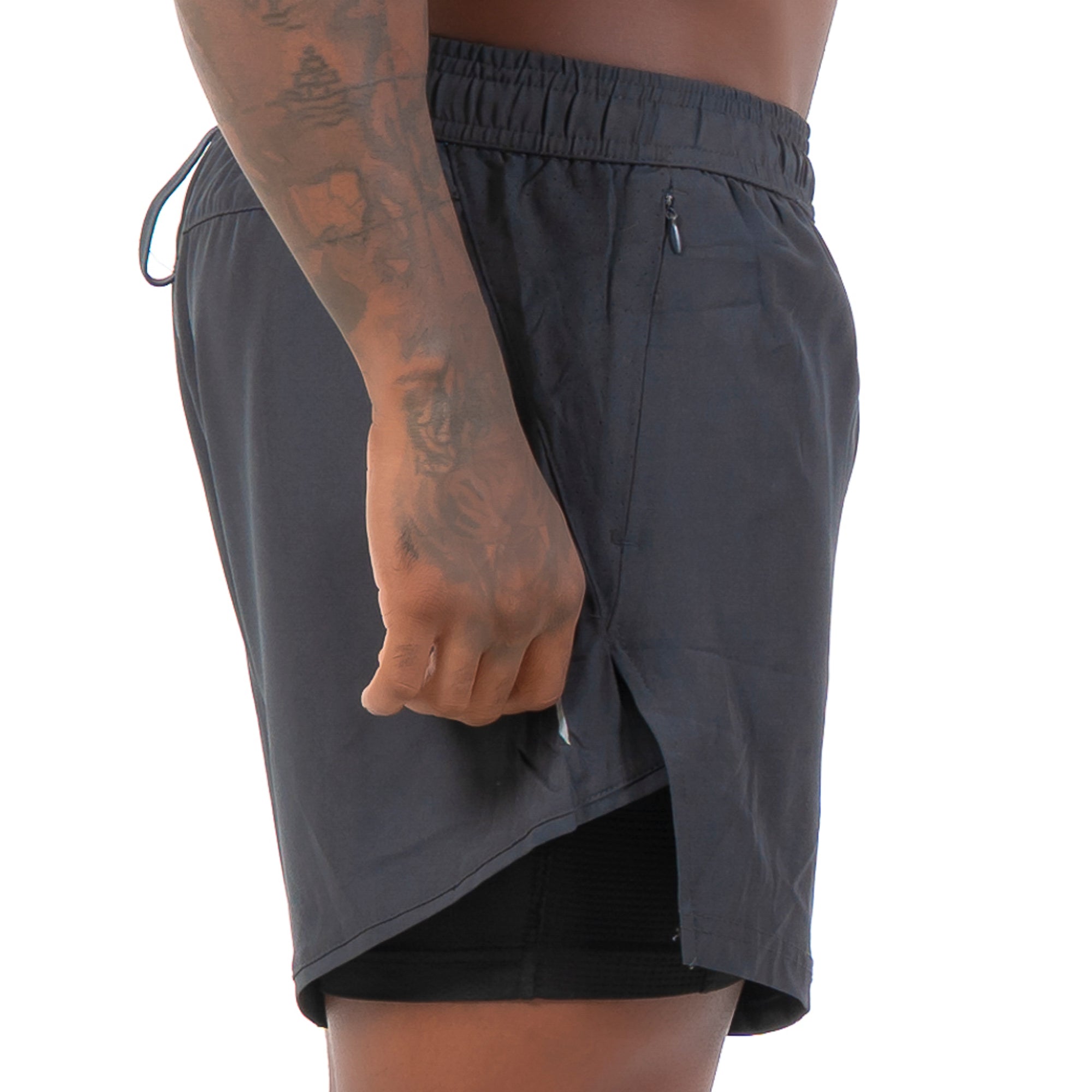 Short Dry Fit Compressão Lupus Chumbo