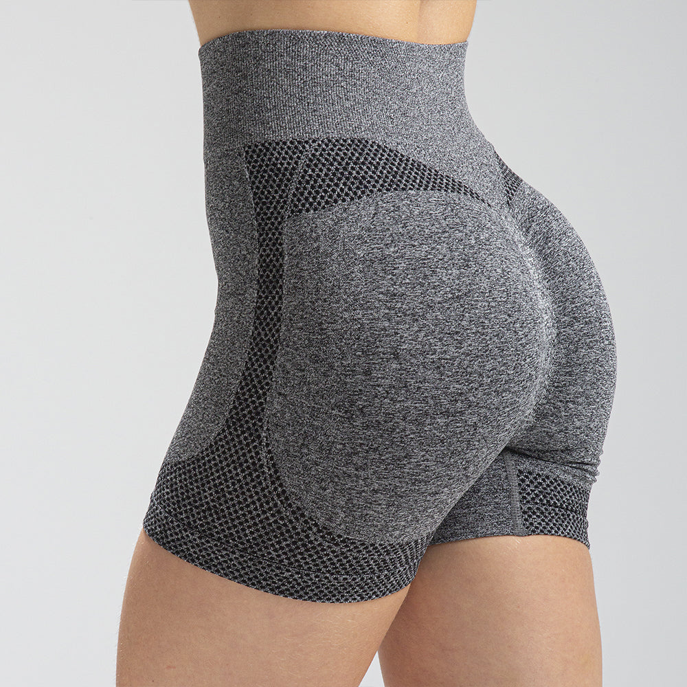 Short Mescla Preto Seamless Alpha Co.