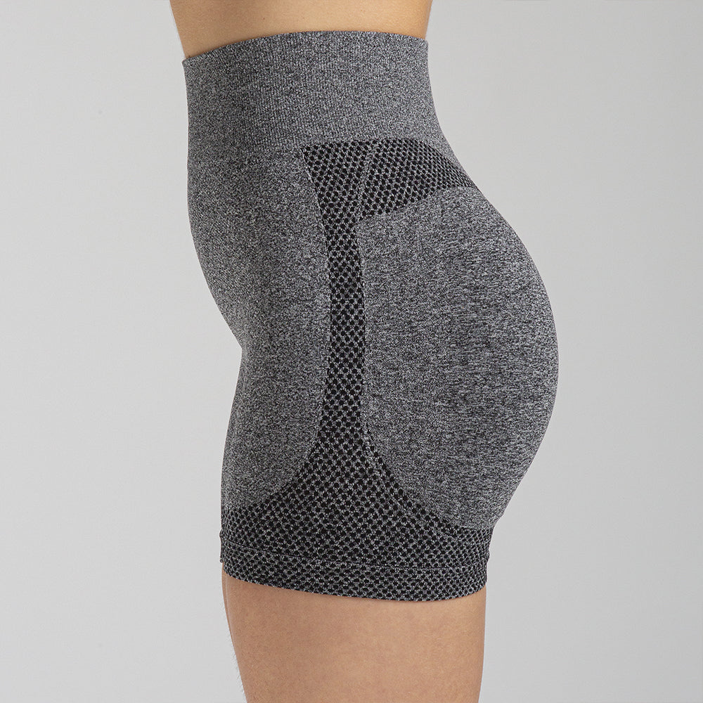 Short Mescla Preto Seamless Alpha Co.