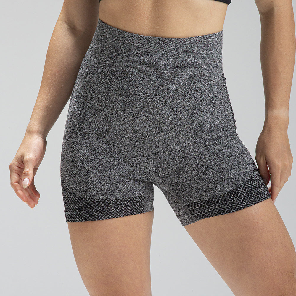 Short Mescla Preto Seamless Alpha Co.