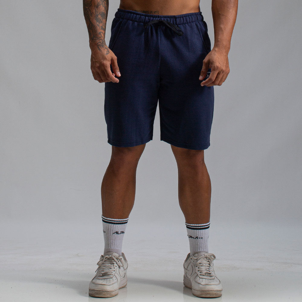 Bermuda Moletom Athletic Marinho