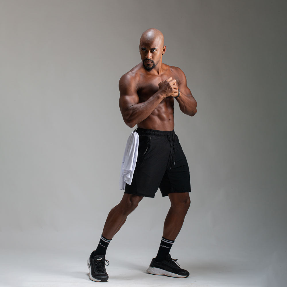 Bermuda Dry Fit Performance Preto