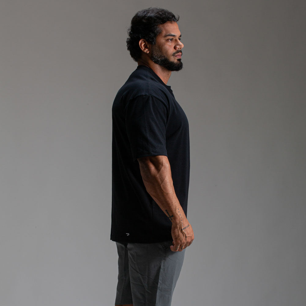 Camiseta Oversized Hero Preto
