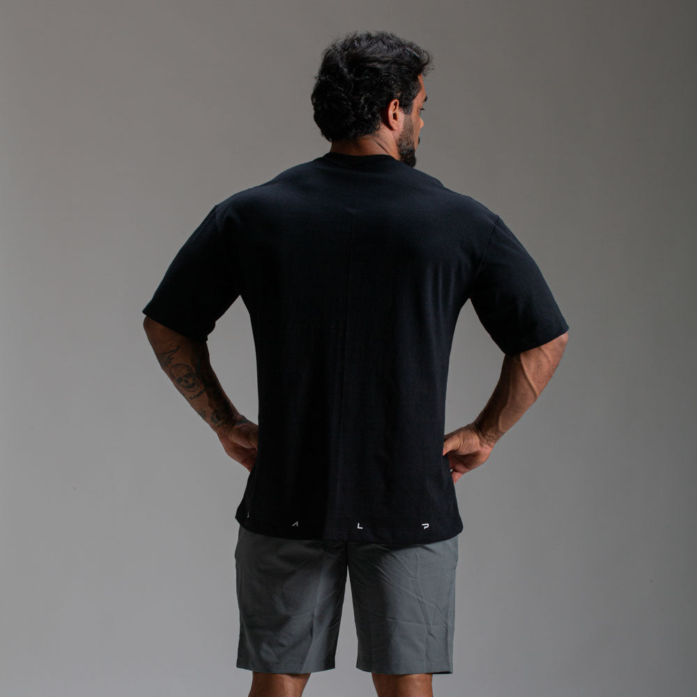 Camiseta Oversized Hero Preto