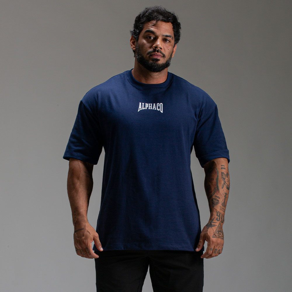 Camiseta Oversized Legacy Azul Marinho