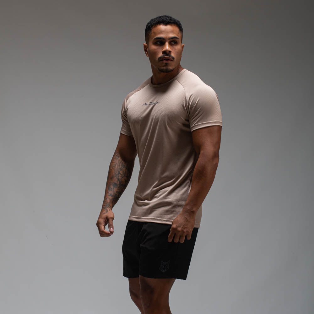 Camiseta Dry Fit New Fluid Caqui Monk