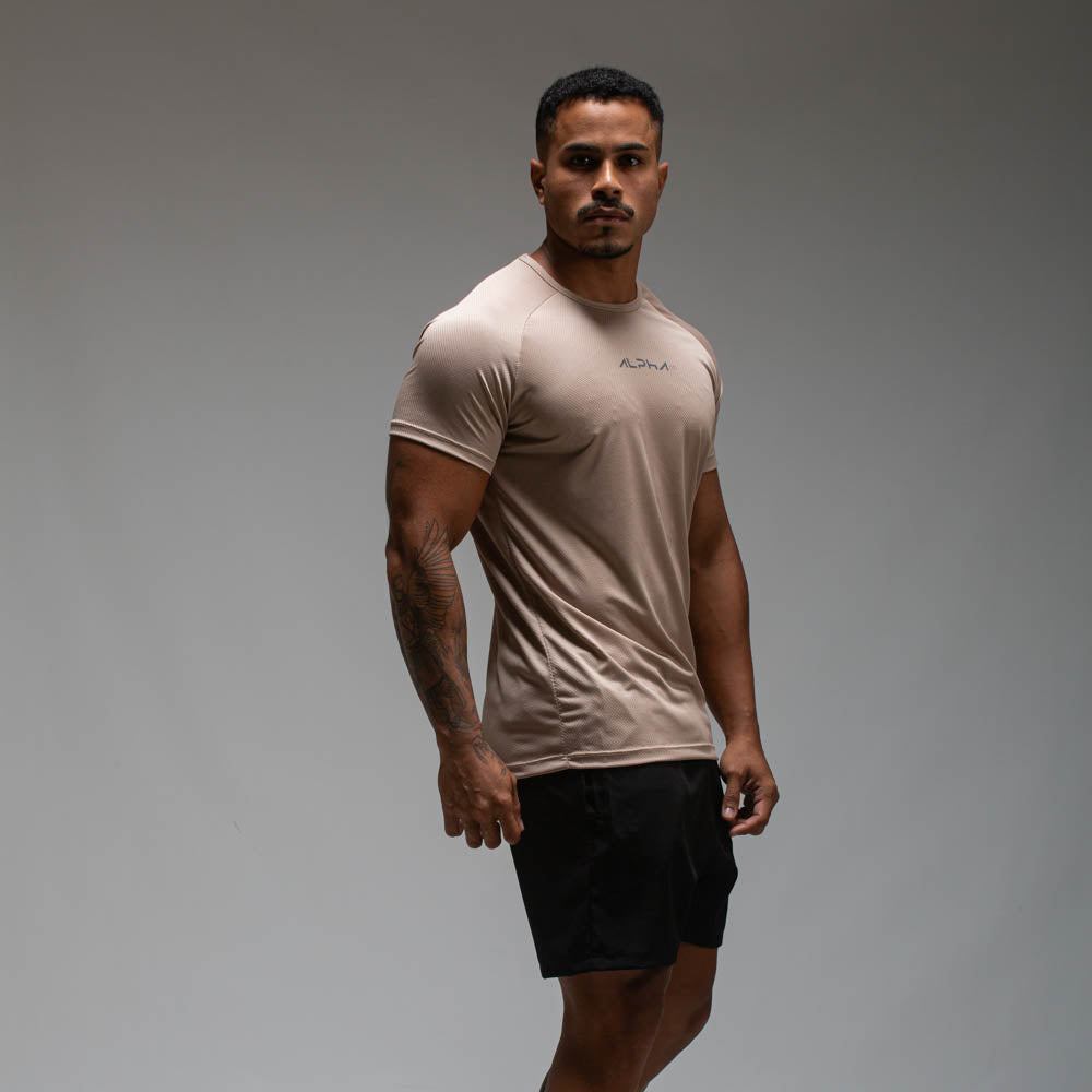 Camiseta Dry Fit New Fluid Caqui Monk