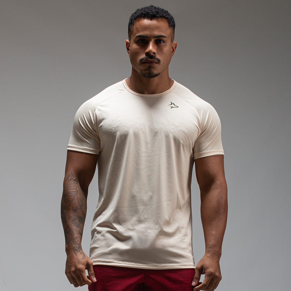 Camiseta Dry Fit New Lupus Caqui Trigo