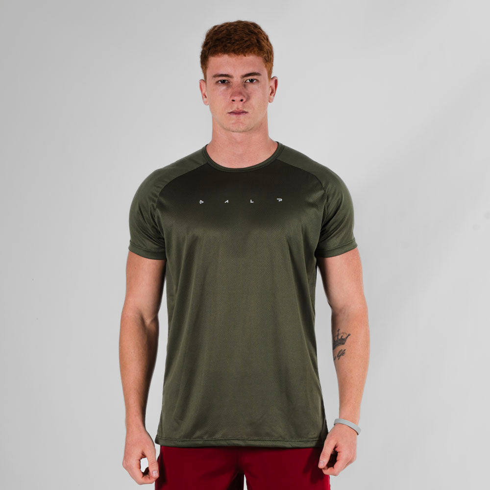 Camiseta Dry Fit Light Lupus Verde Uva