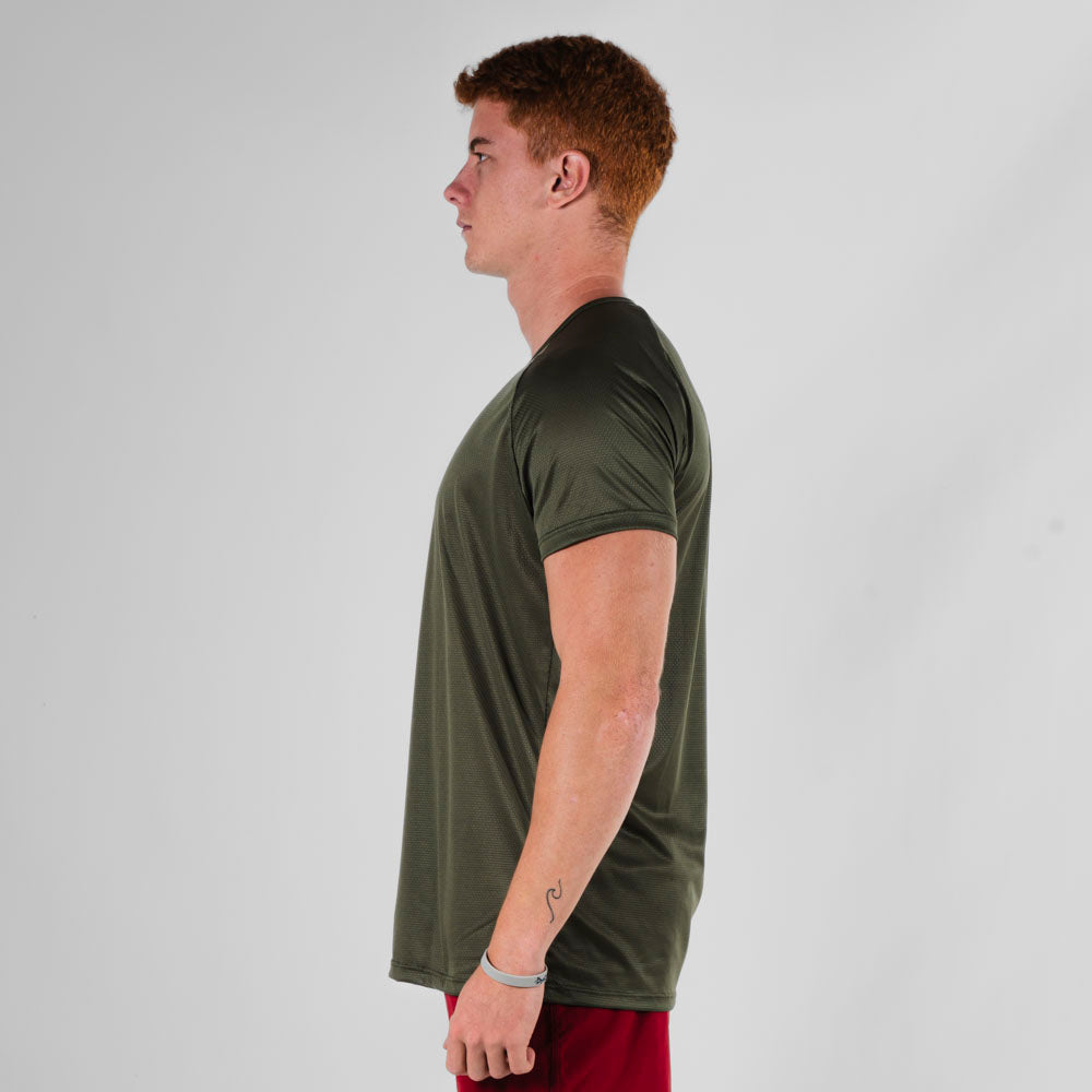 Camiseta Dry Fit Light Lupus Verde Uva