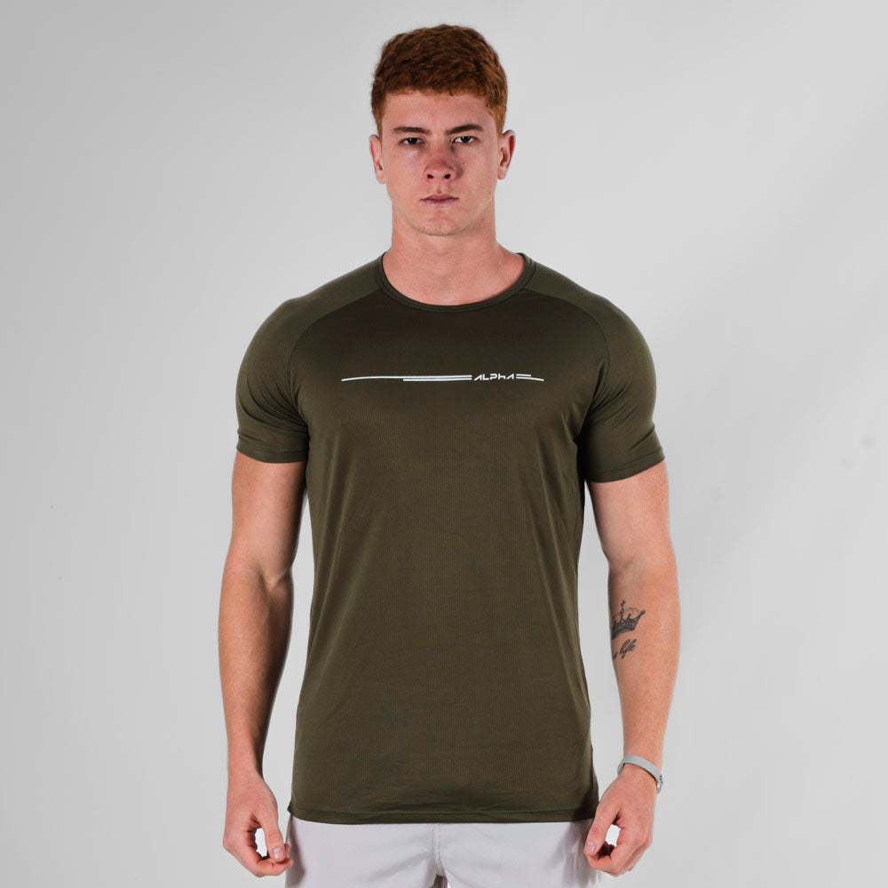Camiseta Dry Fit Line Move Verde Uva