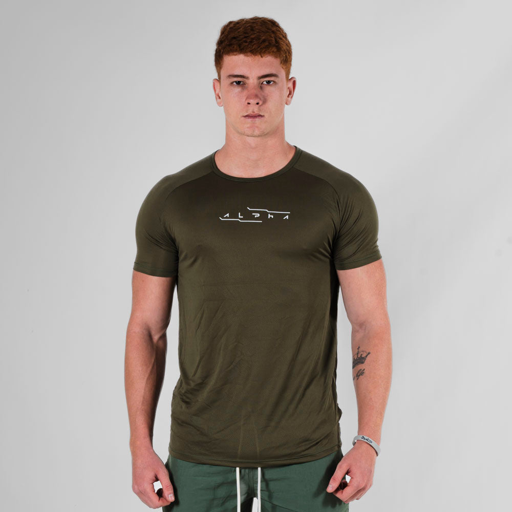 Camiseta Dry Fit Motion Verde Uva
