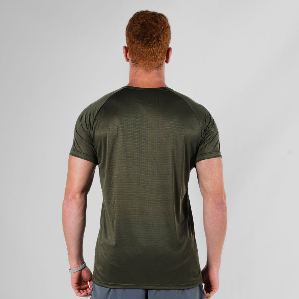 Camiseta Dry Fit Parallel Line Verde Uva