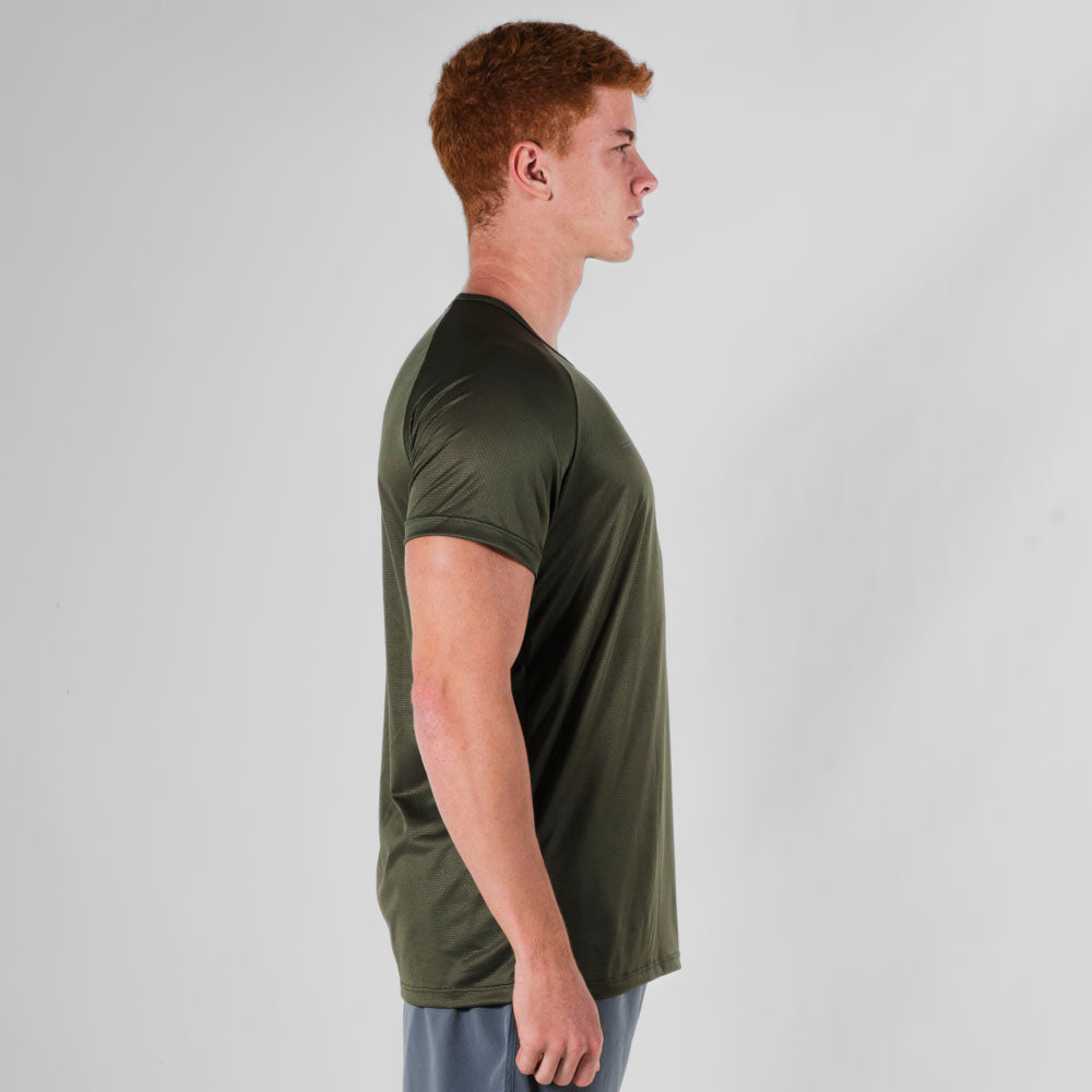 Camiseta Dry Fit Parallel Line Verde Uva
