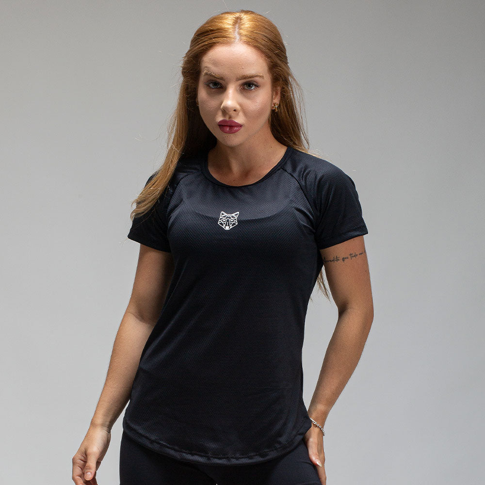Camiseta Feminina Dry Fit Peformance Black