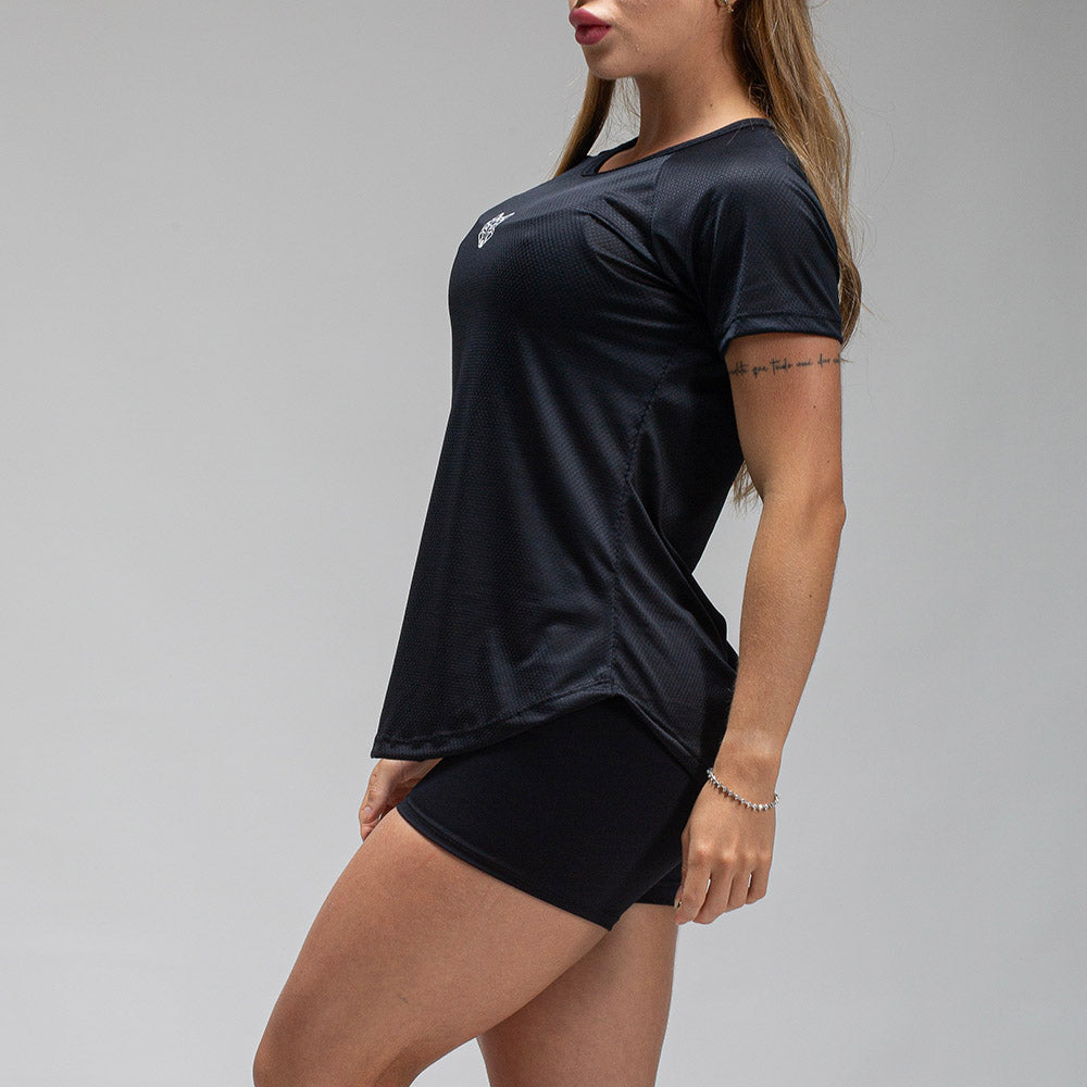 Camiseta Feminina Dry Fit Peformance Black