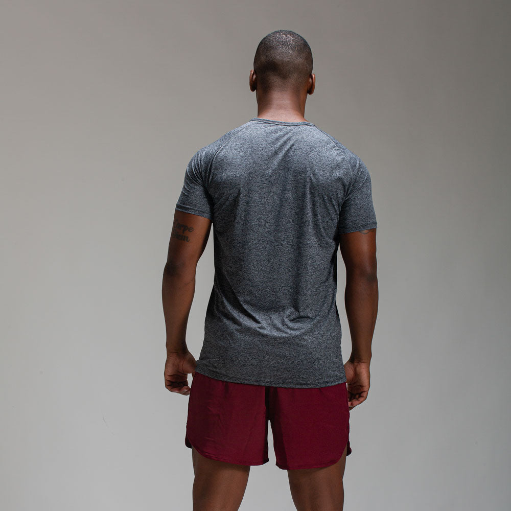 Camiseta Dry Fit New Lupus Mescla Preto