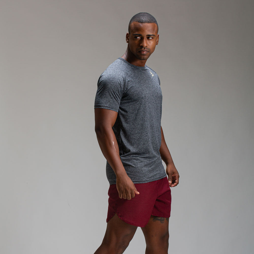 Camiseta Dry Fit New Lupus Mescla Preto