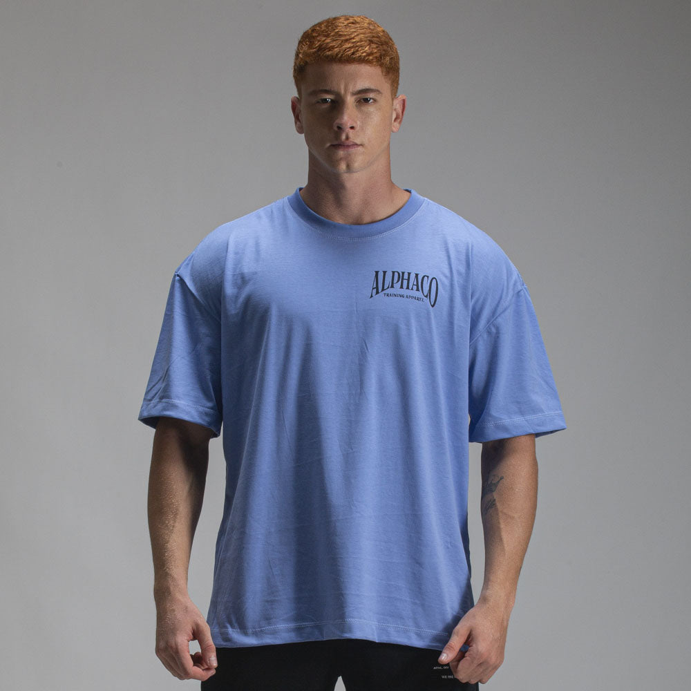 Camiseta Oversized Classic Azul Capri