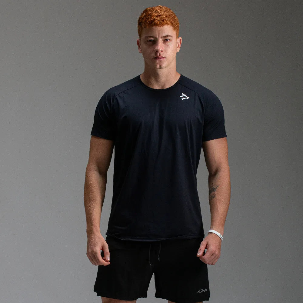 Camiseta Poliamida Lupus Back Preto
