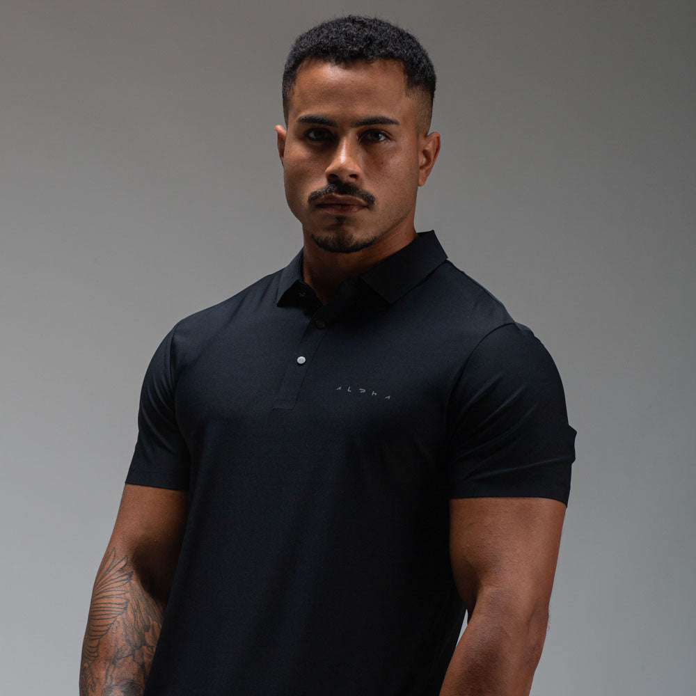 Camisa Polo Dry Fit Pulse Preto