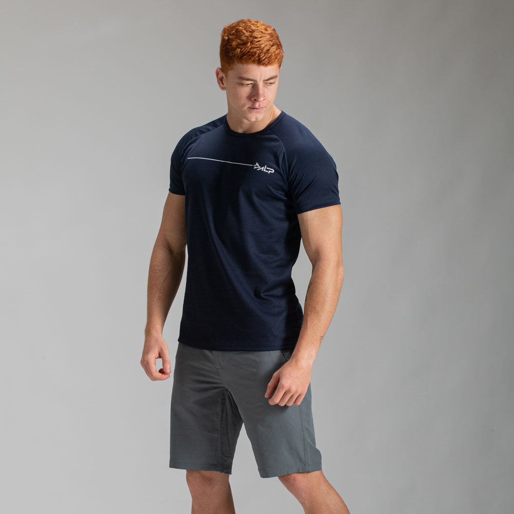 Camiseta Dry Fit Tenacity Azul Noturno