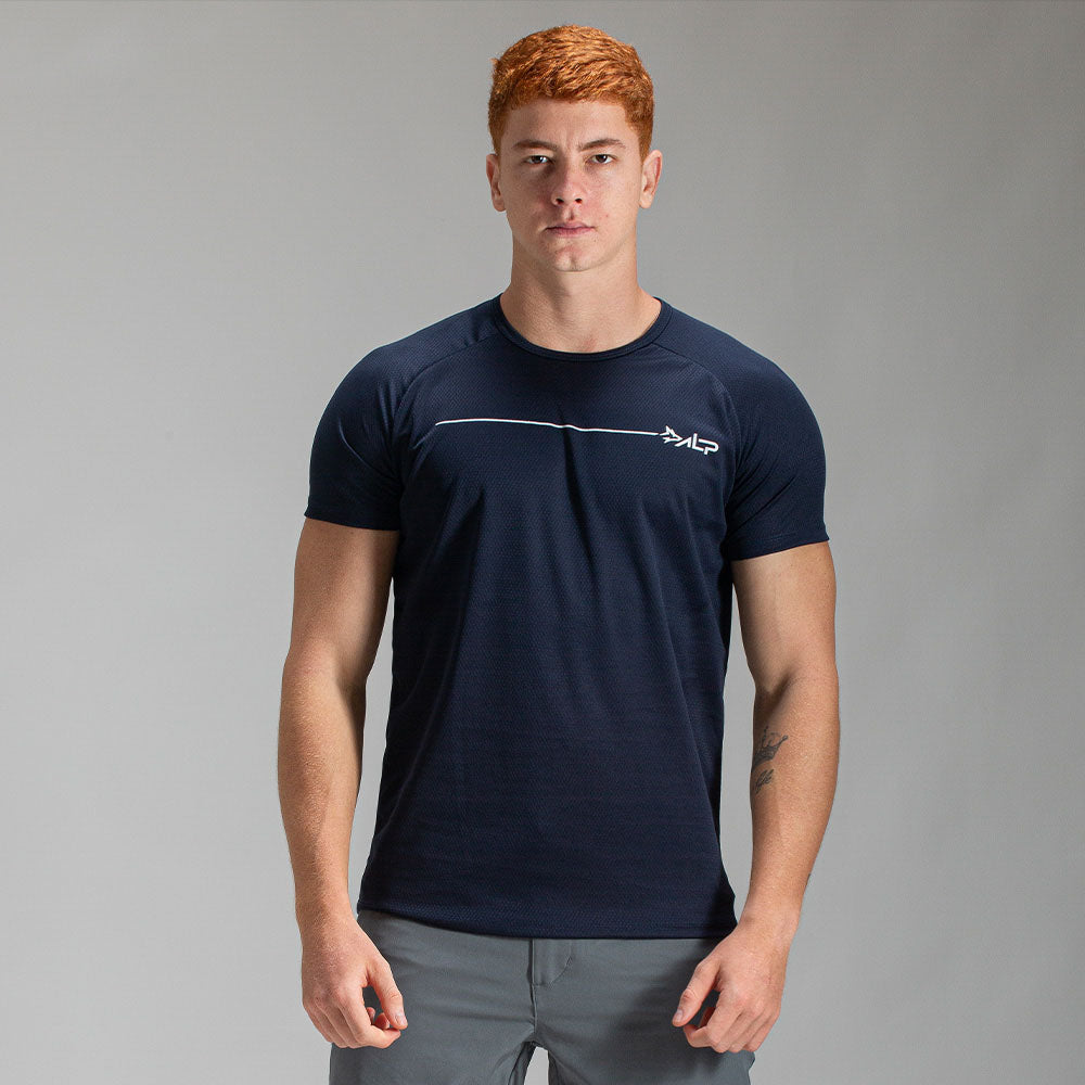 Camiseta Dry Fit Tenacity Azul Noturno