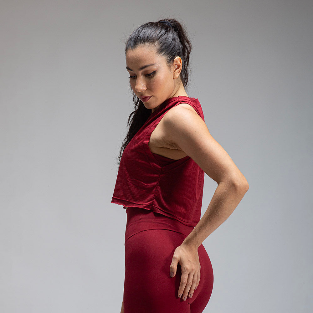 Cropped Dry Fit New Horizon Vermelho Biking