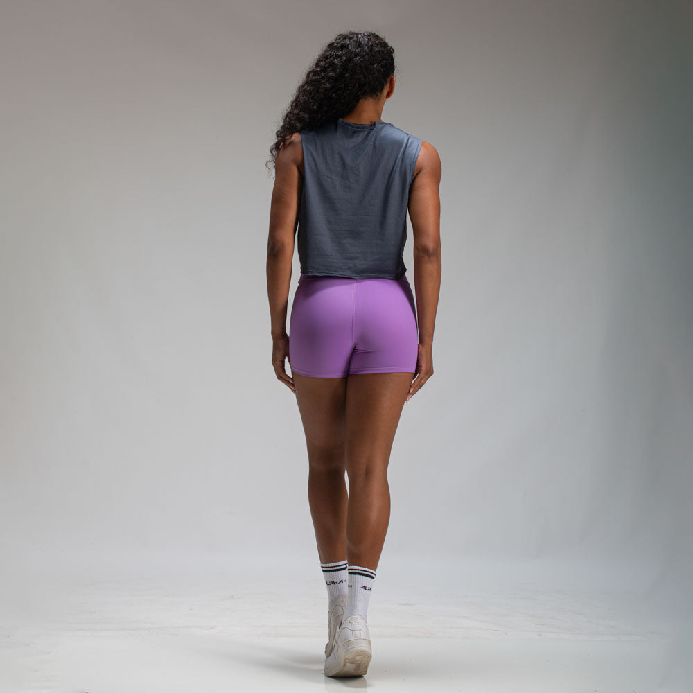 Cropped Dry Fit Middle Lupus Cinza Sombra