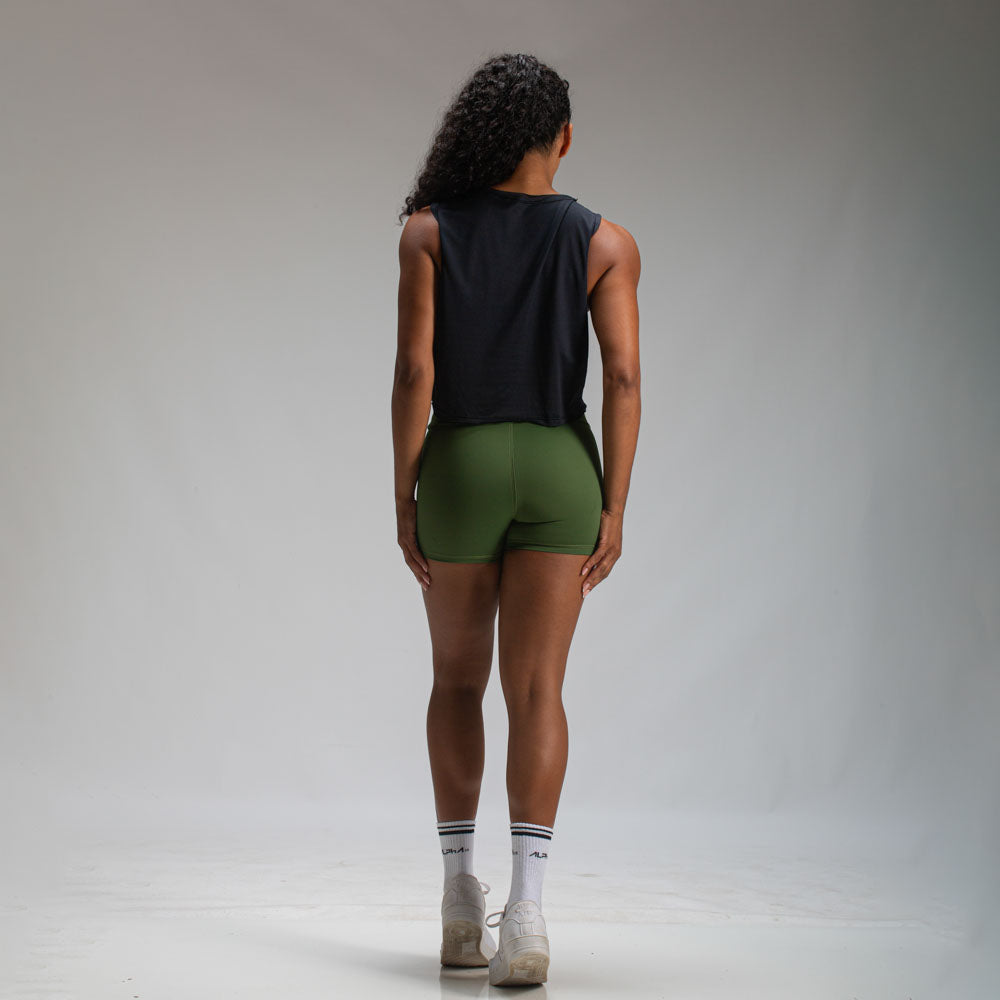 Cropped Dry Fit Middle Lupus Preto