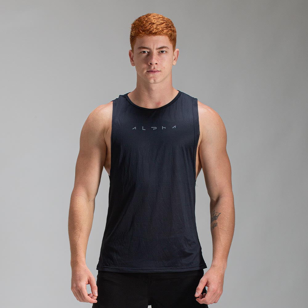 Regata Machão Dry Fit Horizon Preta