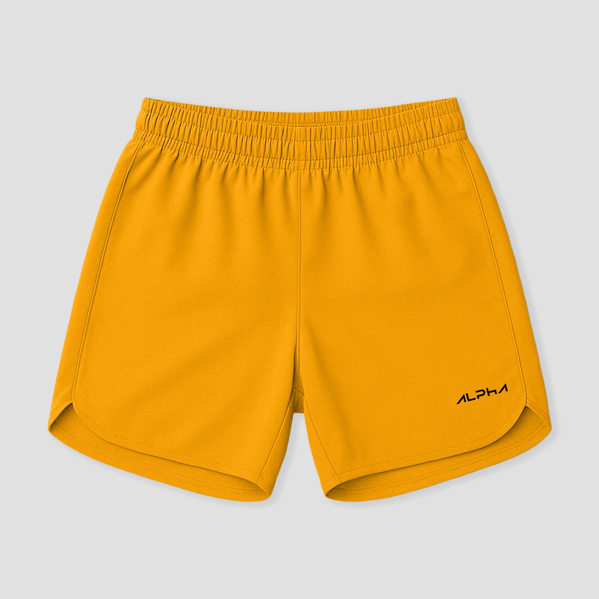 Short Corrida Masculino Dry Fit - Amarelo Canário