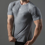 Camiseta Apex Dry Middle Lupus Cinza - Sem Costura