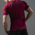Camiseta Apex Dry Middle Lupus Vinho - Sem Costura