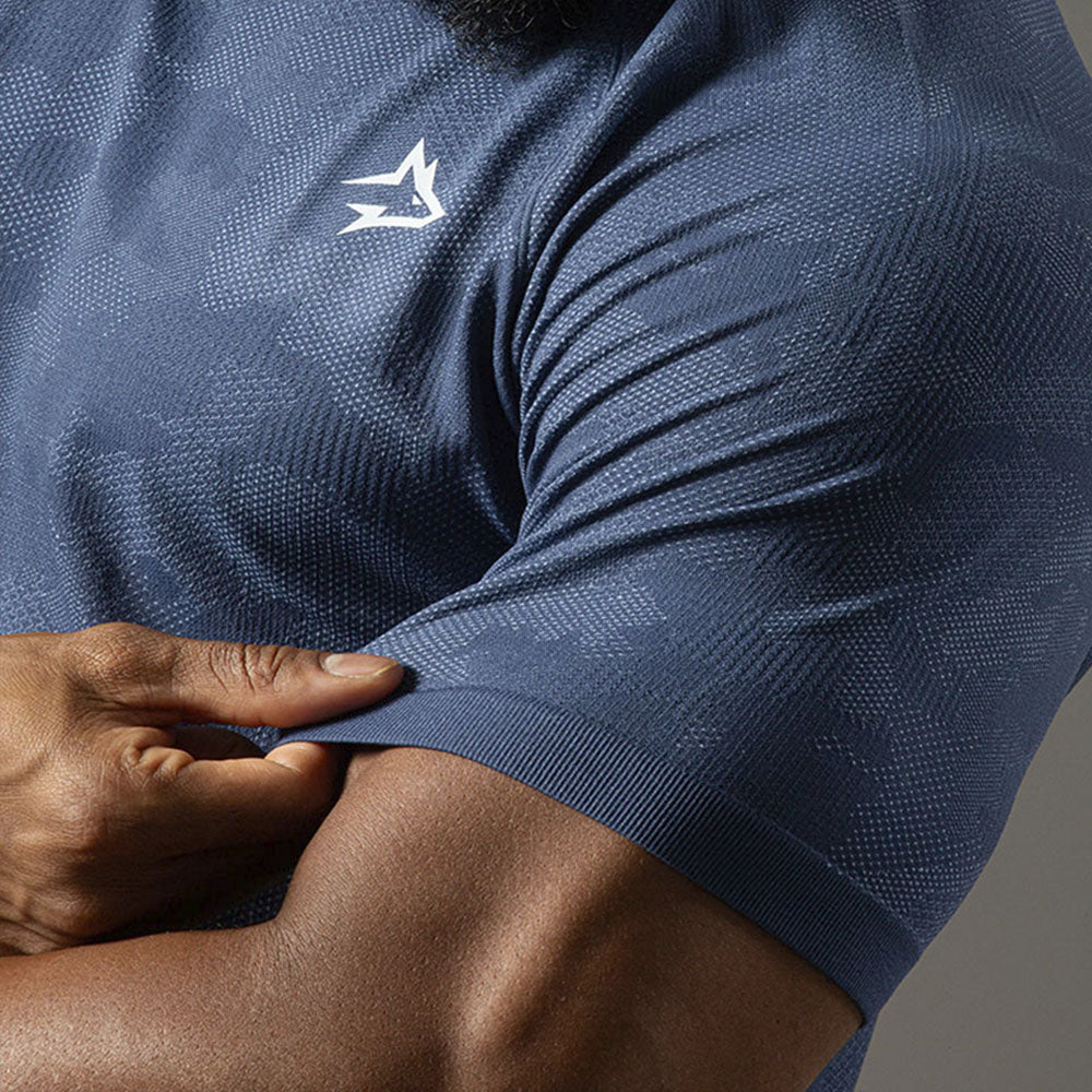 Camiseta Apex Dry New Lupus Marinho - Sem Costura