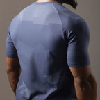 Camiseta Apex Dry Middle Lupus Marinho - Sem Costura