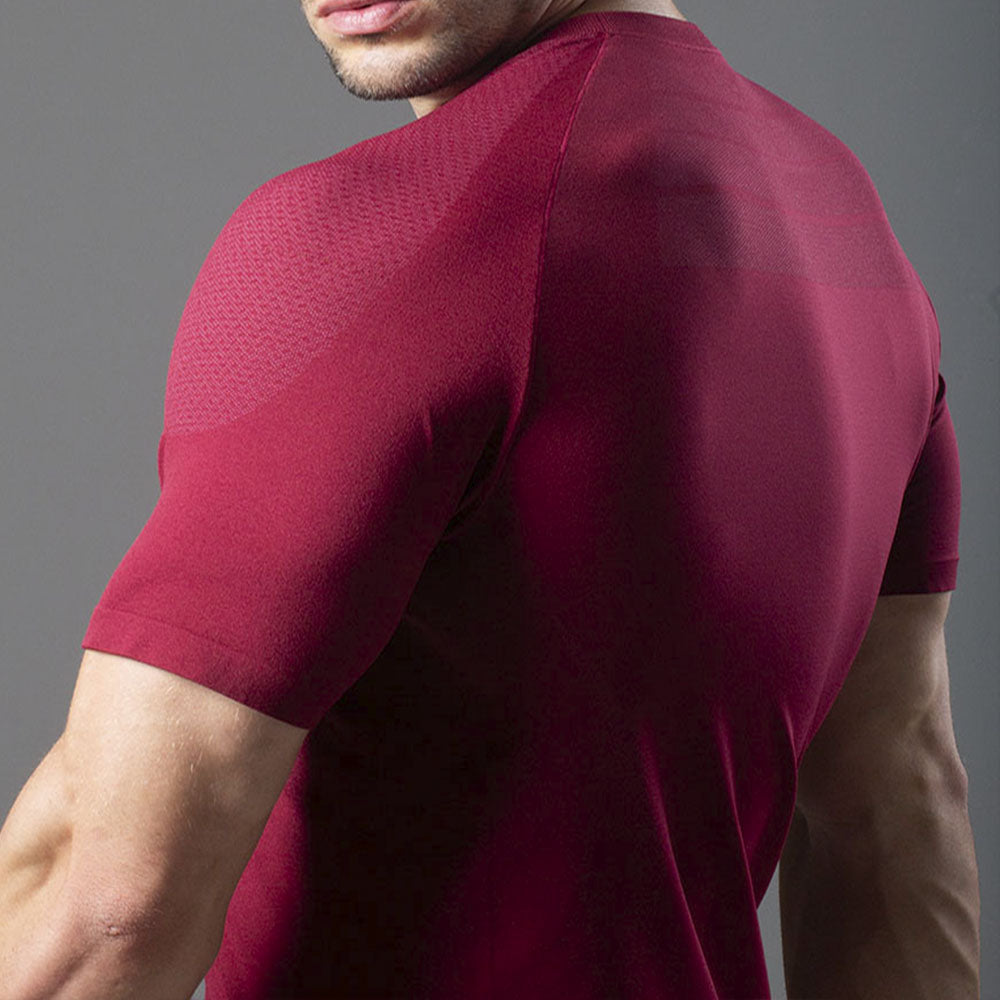 Camiseta Apex Dry New Tenacity Vinho - Sem Costura