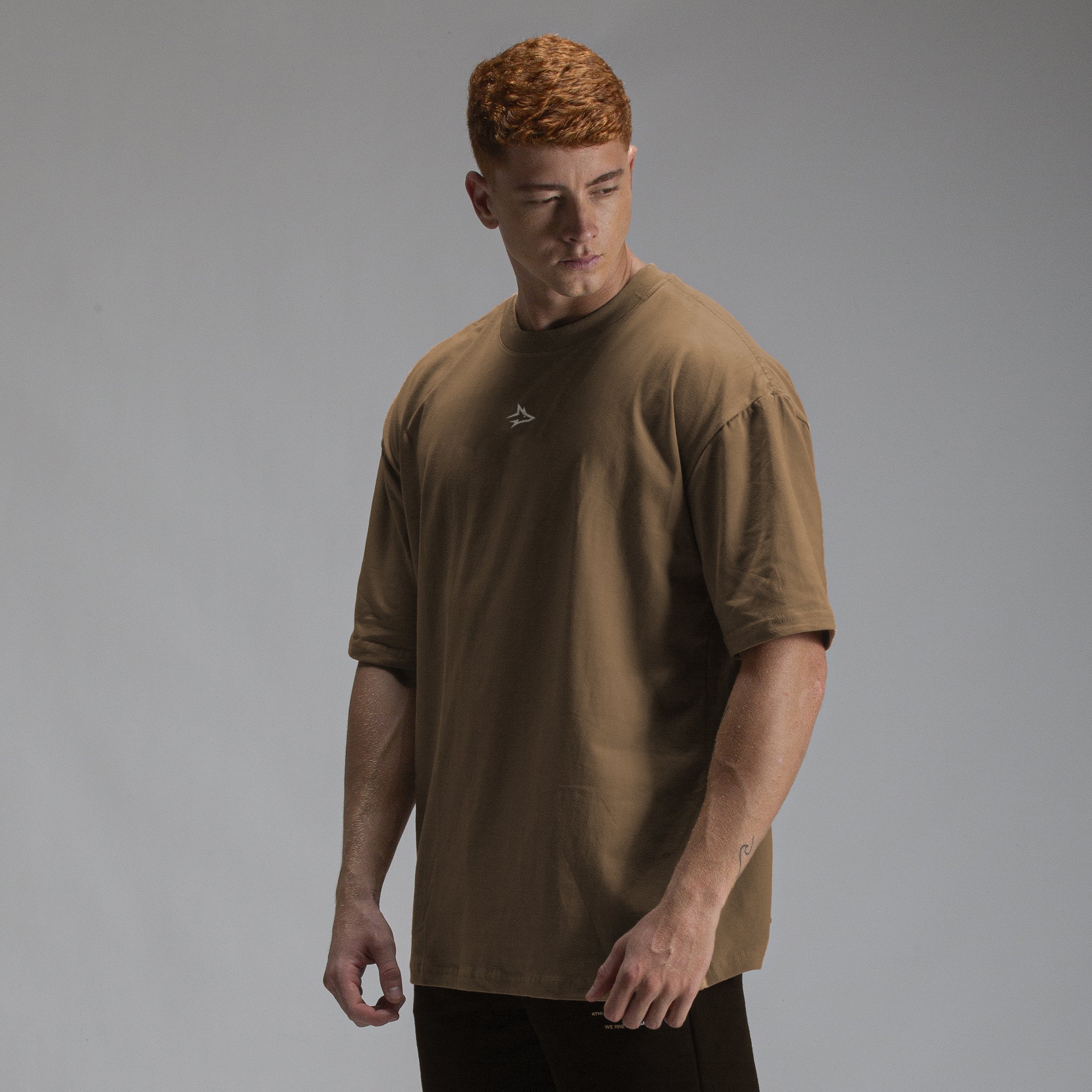 Camiseta Oversized Lupus Caramelo