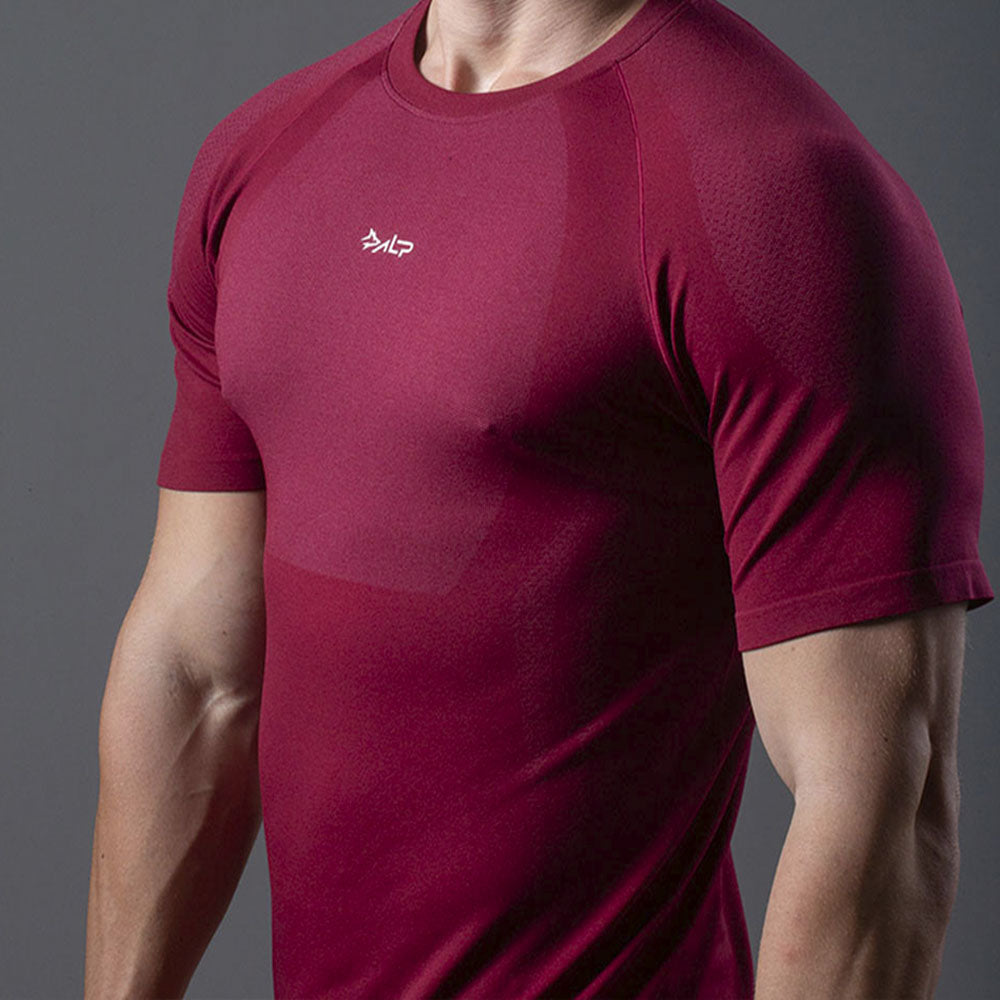 Camiseta Apex Dry New Tenacity Vinho - Sem Costura