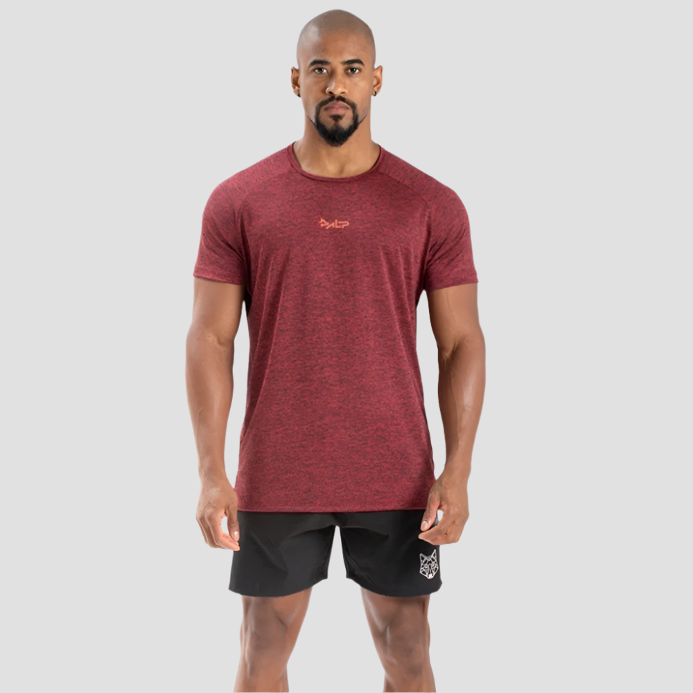 Camiseta Dry Fit New Tenacity Mescla Vermelho