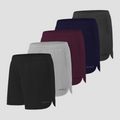 Kit Completo: 5 Shorts de Corrida Alpha